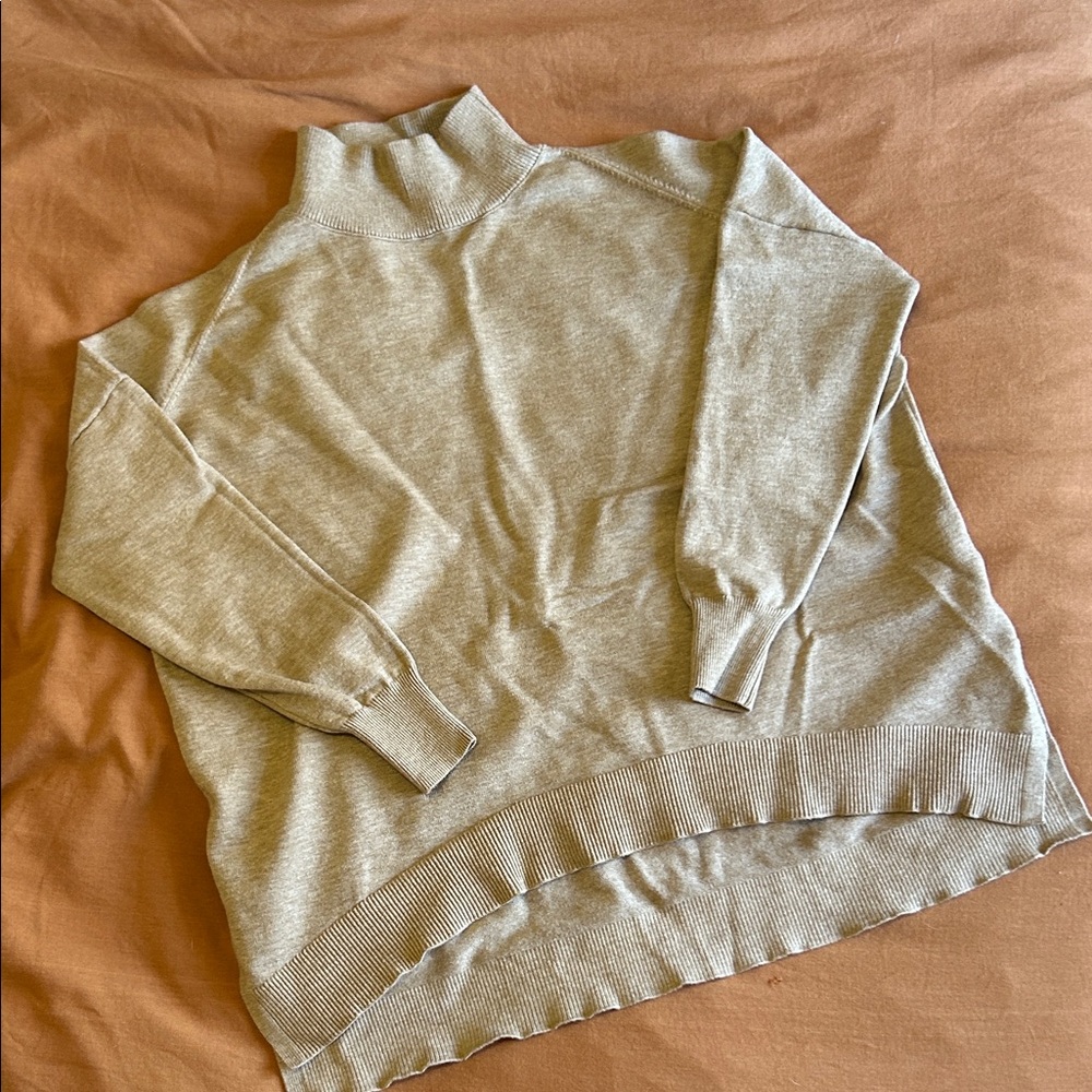 Jade Women's Taupe Turtleneck Sweater